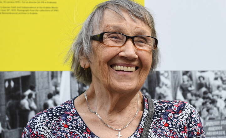 Na zdjęciu archiwalnym z 02.06.2019. Jadwiga Morawiecka. Działaczka opozycyjna, żona Kornela Morawieckiego i matka byłego premiera Mateusza Morawieckiego zmarła 03.08.2025 / autor: PAP/Radek Pietruszka