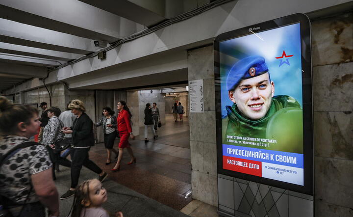 Stacja metra w Moskwie / autor: PAP/EPA