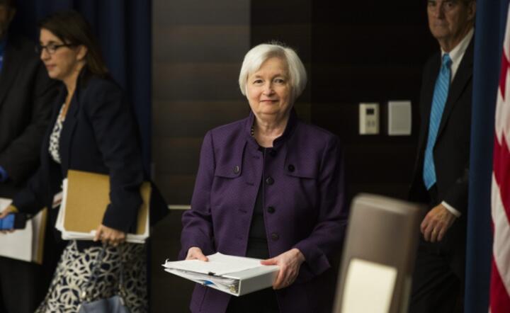 Prezes Fed Janet Yellen, fot. PAP/EPA/JIM LO SCALZO