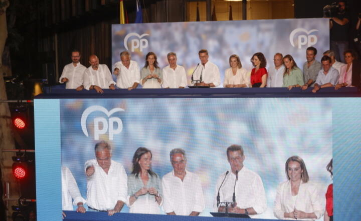 Wybory w Hiszpanii, Partia Ludowa / autor: PAP/EPA/Javier Lizon