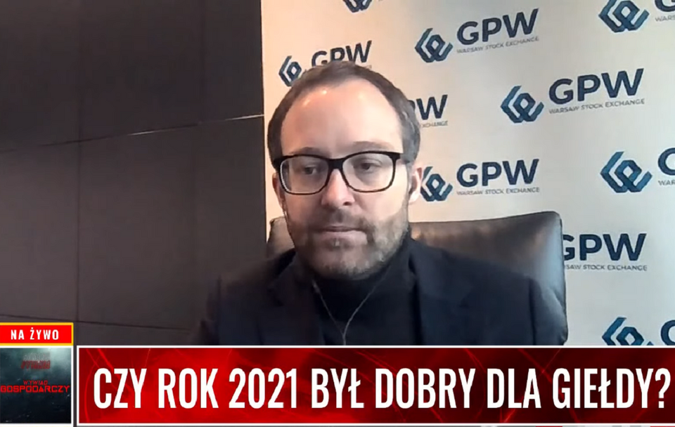 Prezes GPW Marek Dietl w telewizji wPolsce.pl / autor: Telewizja wPolsce.pl
