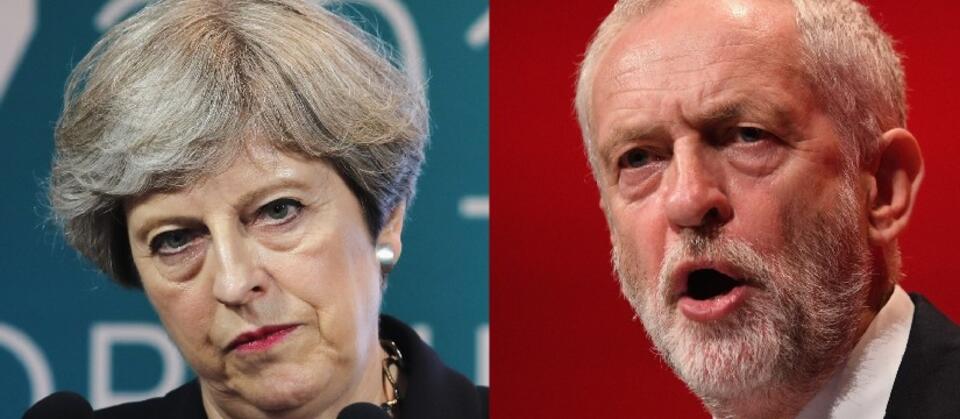Theresa May i Jeremy Corbyn / autor: PAP/epa/YouTube