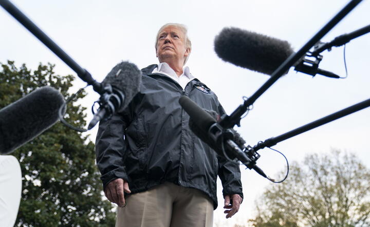 Donald Trump / autor: PAP/EPA/JIM LO SCALZO