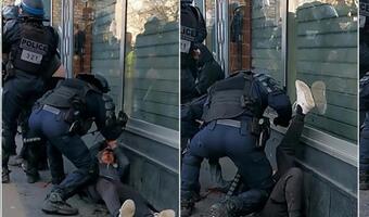Szokujące zachowania francuskich policjantów (WIDEO)