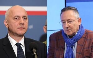 Joachim Brudziński i Bartłomiej Sienkiewicz / autor: PAP/Radek Pietruszka i YouTube: Rzeczpospolita TV