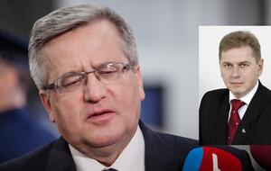 Bronisław Komorowski (w miniaturze: śp. senator Andrzej Mazurkiewicz) / autor: Fratria/J.Szewczyk; wikimedia commons/Sławomir Kaczorek/Senat RP/CC BY-SA 3.0 PL