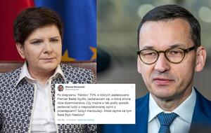 Beata Szydło i Mateusz Morawiecki / autor: Fratria; Twitter