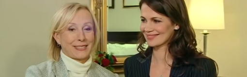 Martina Navratilova z żoną Julią Lemigową / autor: youtube BBC