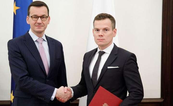 Mateusz Morawiecki i Jacek Jastrzębski / autor: Krystian Maj/KPRM / autor: Krystian Maj/KPRM