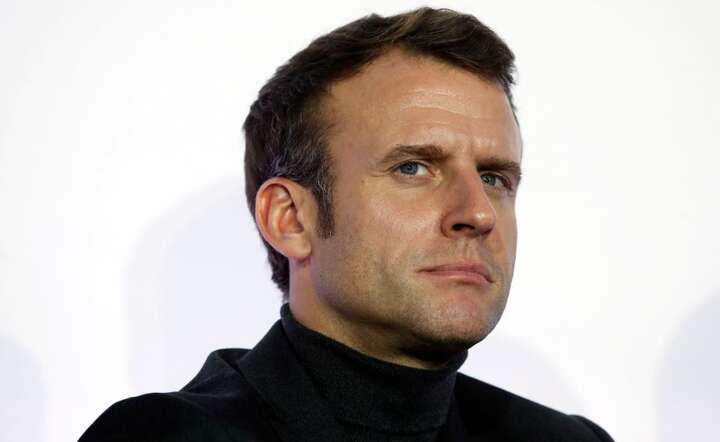 Emmanuel Macron / autor: PAP/EPA/BENOIT TESSIER / POOL