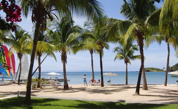 Karaibska plaża na wyspie Antigua / autor: Pixabay