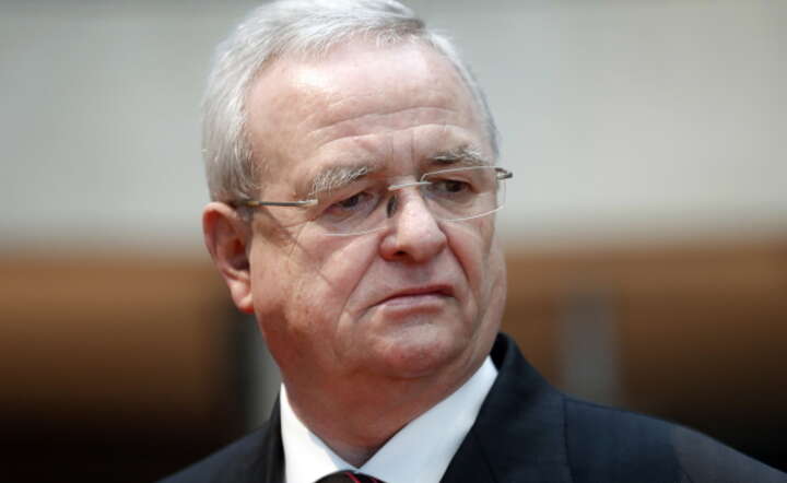 Były szef Volkswagen AG, Martin Winterkorn / autor: fot. PAP/EPA/FELIPE TRUEBA