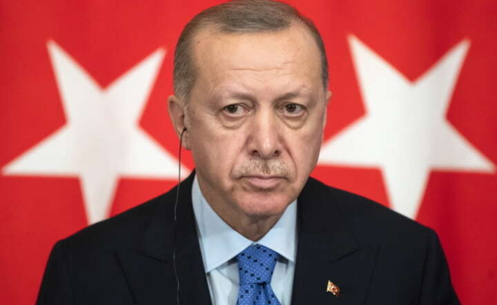 Prezydent Turcji Recep Tayyip Erdogan / autor: PAP/EPA/PAVEL GOLOVKIN