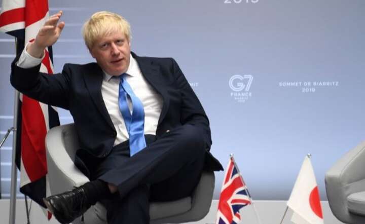 Boris Johnson / autor: PAP/EPA/NEIL HALL / POOL / POOL