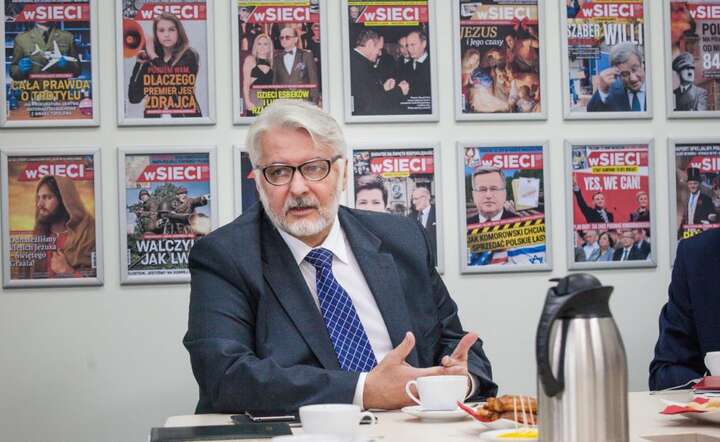 W. Waszczykowski w redakcji 'Sieci' / autor: Julita Szewczyk