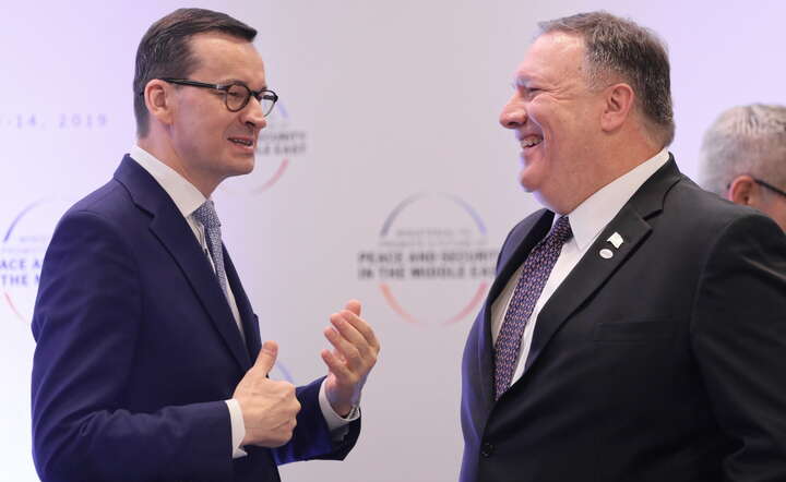 Mateusz Morawiecki i Mike Pompeo / autor: PAP/Paweł Supernak