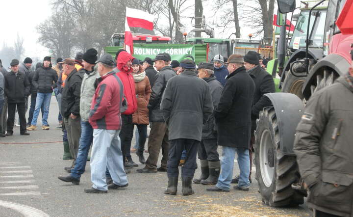 Blokada drogi nr 2 Warszawa - Terespol, Zdany pod Siedlcami, luty 2015