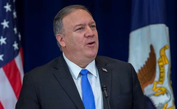 Mike Pompeo, sekretarz stanu USA / autor: PAP/EPA/ERIK S. LESSER