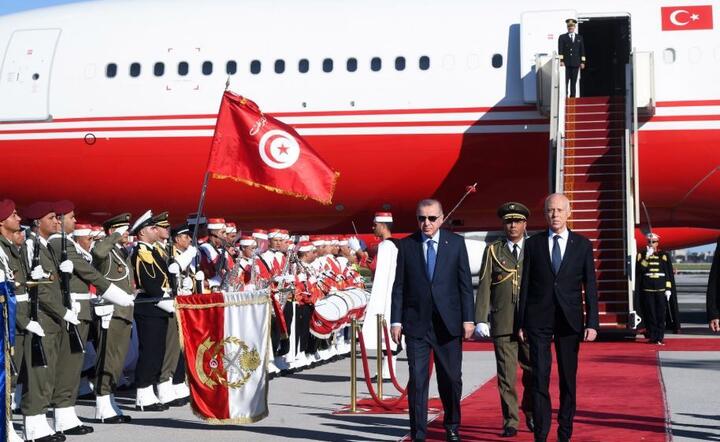 Recep Tayyip Erdogan / autor: PAP/EPA/PRESIDENCY OF TUNISIA HANDOUT
