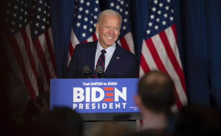 Były wiceprezydent USA Joe Biden, który ubiega się o nominację Demokratów w wyborach prezydenckich w 2020 roku / autor: EPA/CJ GUNTHER