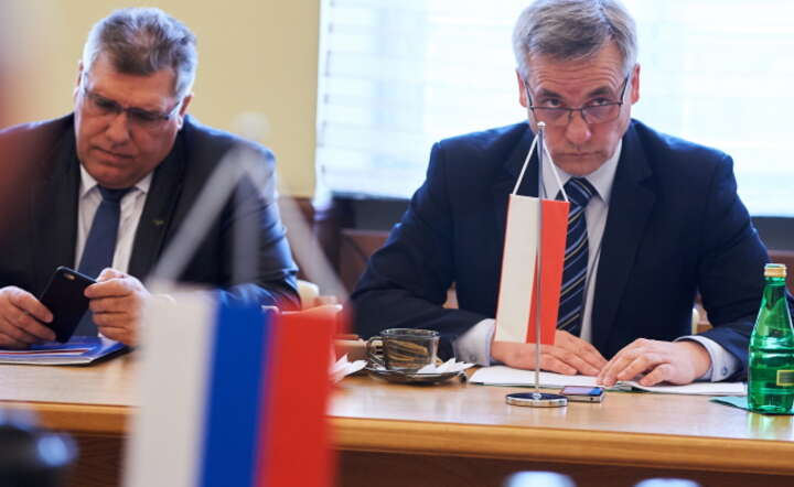 Szef polskich negocjatorów wiceminister Jerzy Szmit, fot. PAP/Adam Warżawa