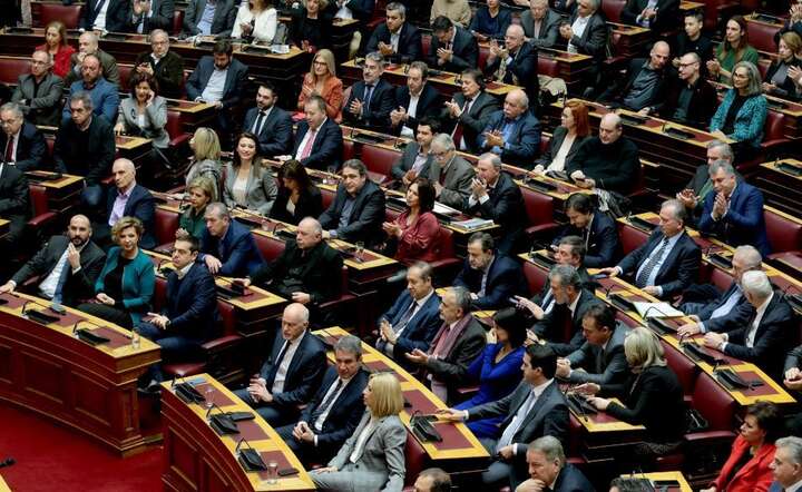 Grecki parlament / autor: PAP/EPA/PANTELIS SAITAS