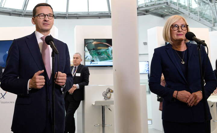 Mateusz Morawiecki, Joanna Kopcińska / autor: PAP/Darek Delmanowicz
