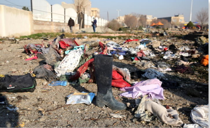 Iran ma swoją wersję katastrofy / autor: PAP/EPA/
