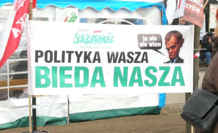Protest rolników pod KPRM fot. Tygodnik Podlaski