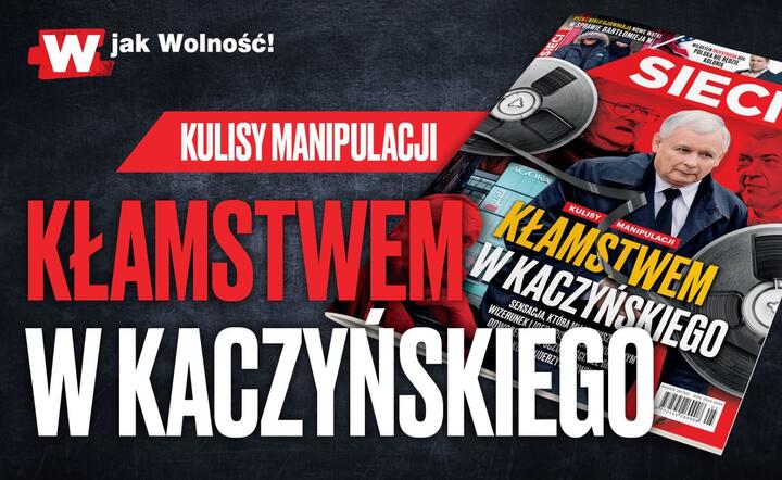 Okładka tygodnika 'Sieci' / autor: Fratria
