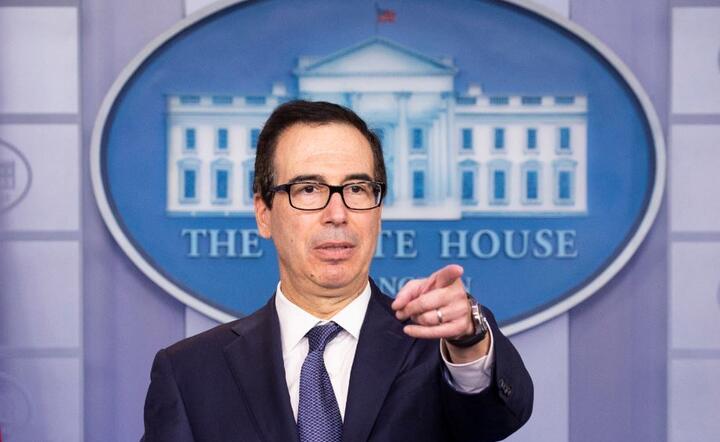 USA TREASURY MNUCHIN WHITE HOUSE / autor: PAP/EPA/MICHAEL REYNOLDS