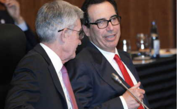Minister finansów USA Steven Mnuchin / autor: PAP/EPA/Eugene Hoshiko / POOL