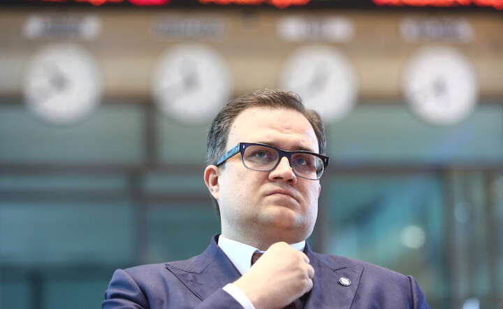 Michał Krupiński, prezes PZU, fot. PAP/Leszek Szymański