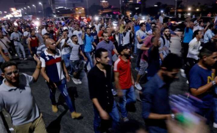 Protesty w Egipcie / autor: PAP/EPA/STRINGER