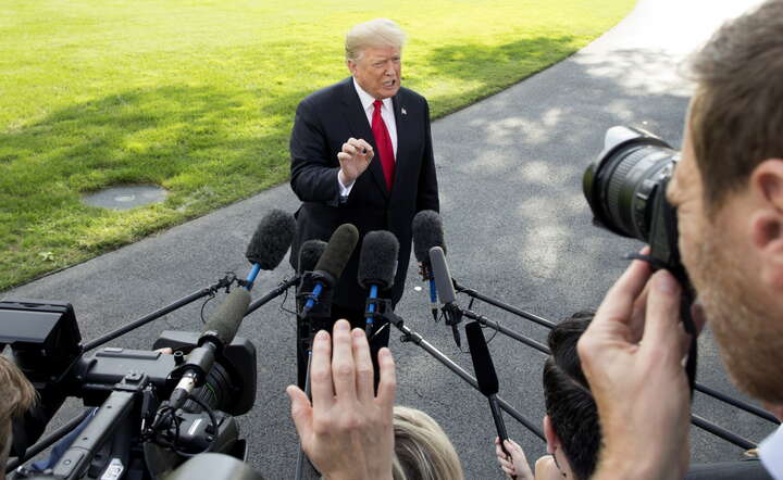 Donald Trump / autor: PAP/EPA/MICHAEL REYNOLDS