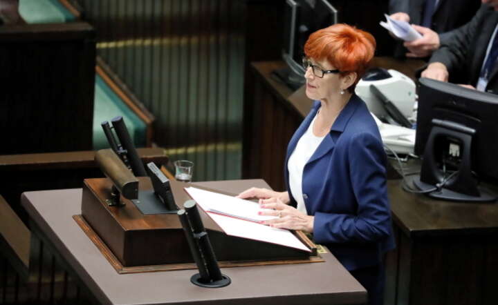 Minister Rafalska / autor: PAP/Tomasz Gzell