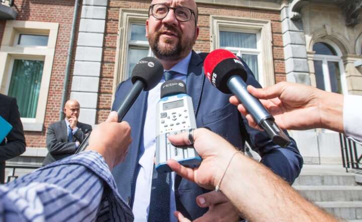 Premier Belgii Charles Michel, fot. PAP/EPA/STEPHANIE LECOCQ