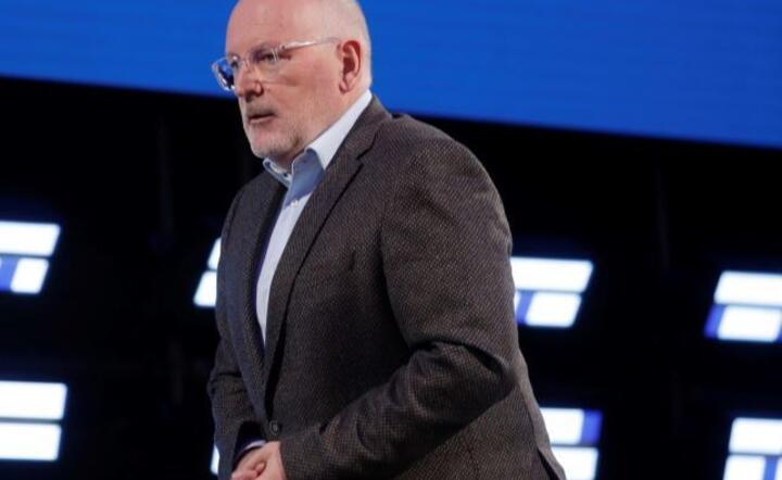 Frans Timmermans / autor: PAP/EPA/OLIVIER HOSLET