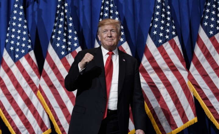 Prezydent Donald Trum dopiął swego ws.ceł / autor: PAP/EPA/Olivier Douliery
