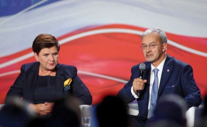 Beata Szydło i Jerzy Kwieciński / autor: PAP/Łukasz Gągulski