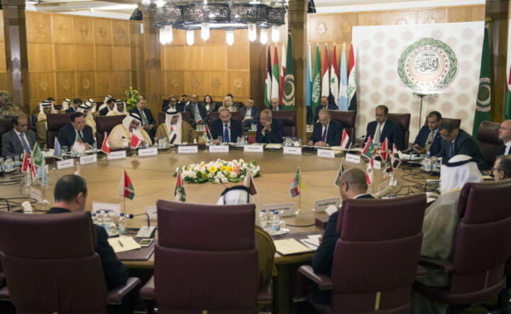 Obrady Ligi Arabskiej - sala plenarna / autor: PAP/EPA/Mohamed Hossam