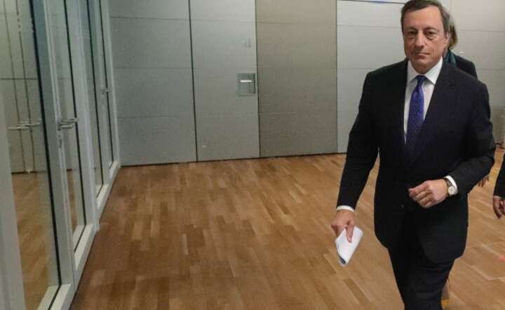Prezes EBC Mario Draghi, fot. PAP/EPA/Armando Babani