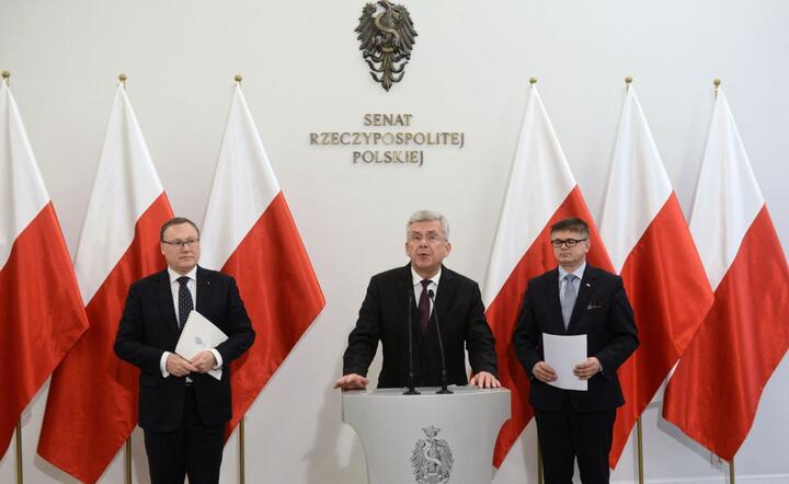 Konferencja w Senacie / autor: PAP/Jakub Kamiński