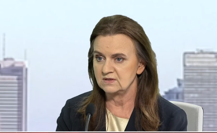 Prezes ZUS prfo. G. Uścińska / autor: Telewizja wPolsce