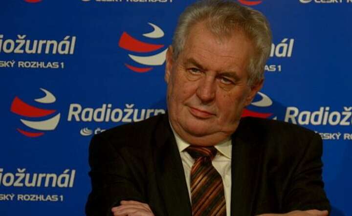 Prezydent Czech Milos Zeman, fot. wikipedia.org