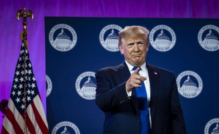 Prezydent USA Donald Trump / autor: PAP/ EPA/PETE MAROVICH