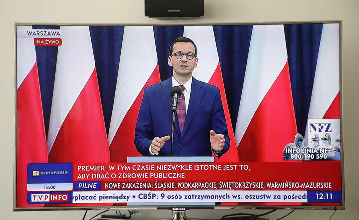 Wielkie poparcie dla rządu / autor: PAP/Wojciech Olkuśnik