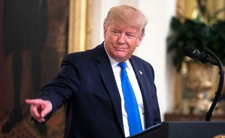 Donald Trump / autor: PAP/EPA/JIM LO SCALZO