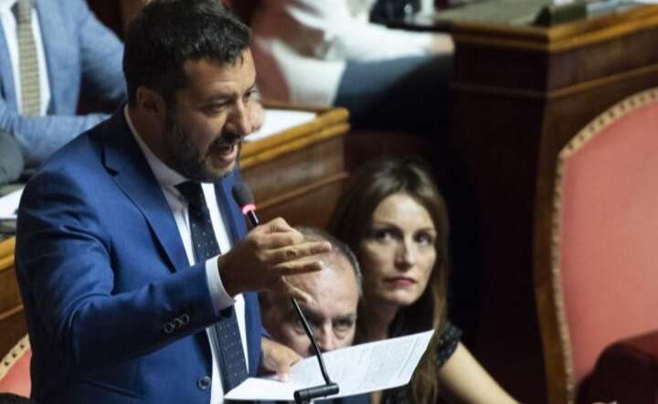 Matteo Salvini / autor: PAP/EPA/MAURIZIO BRAMBATTI
