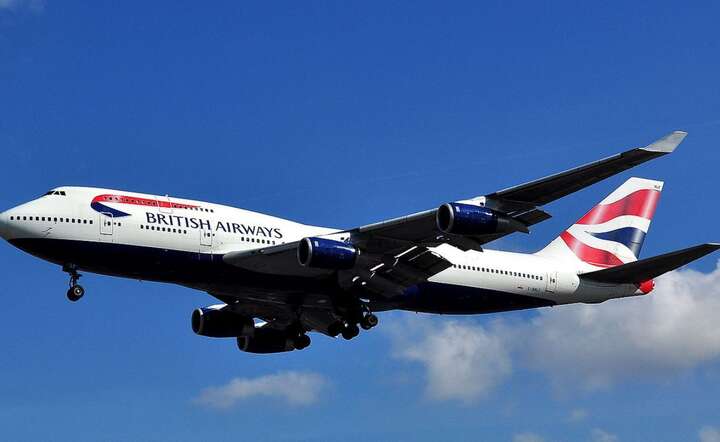 Boeing 747-436 w barwach British Airways / autor: Fot. Wikipedia.org